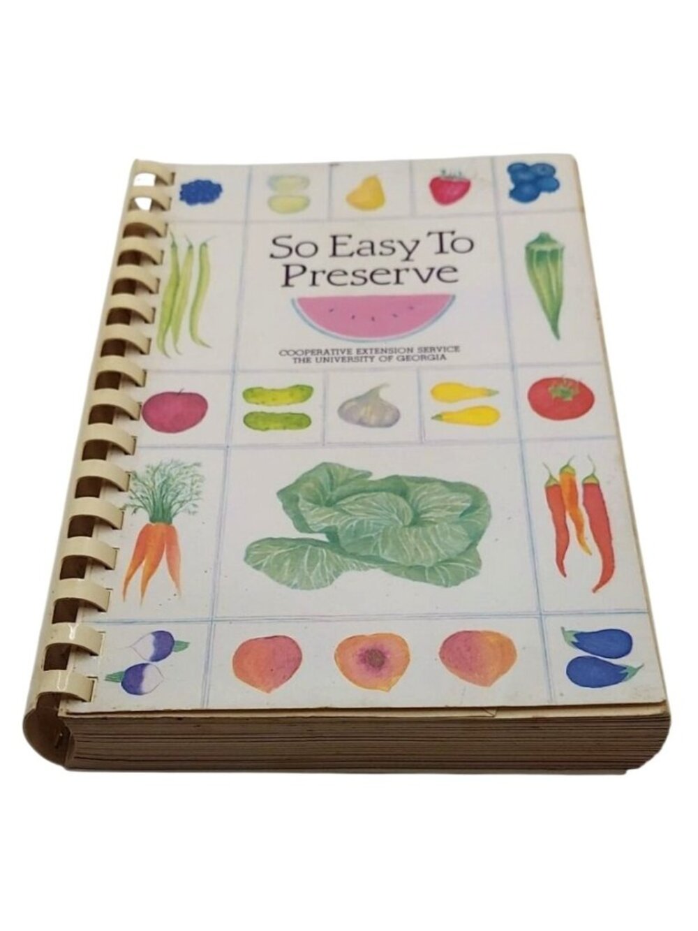 So Easy To Preserve 2nd Edition University Of Georgia Spiral Bound Book Canning